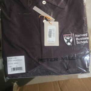 Peter Millar Dark Maroon Polo Shirt